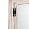 Glitzhome® 31.5" Washed White Wooden Farmhouse Square Windowpane Wall Mirror